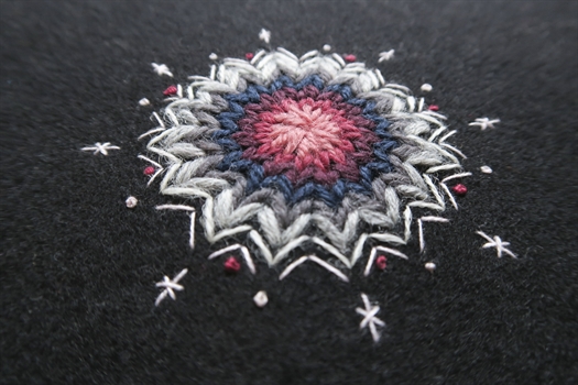 DECEMBERS STJERNE - SOLUVLIES KIT af Eva Engelhardt